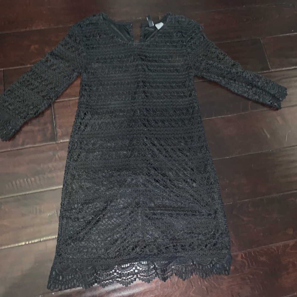 Lace black h and m dress